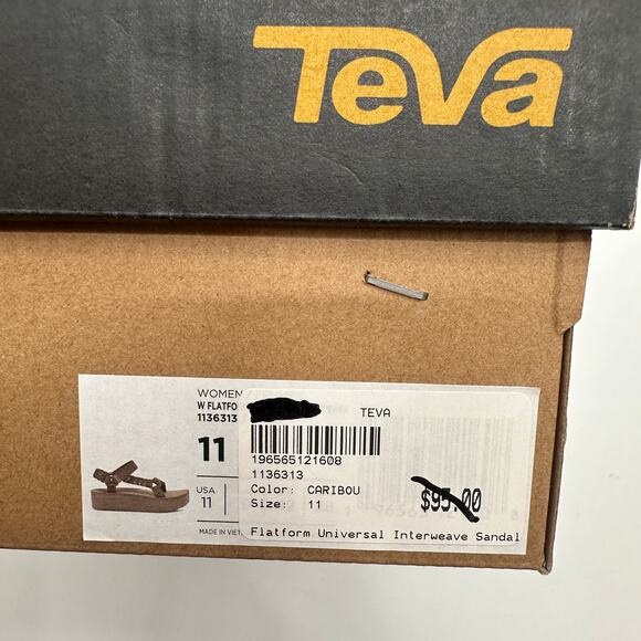 TEVA New in Box Flatform Universal Interweave Sandal // 11 - Picture 8 of 11